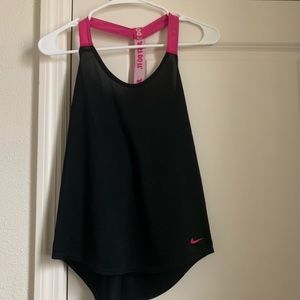 Nike Strappy Tank Pink and Black